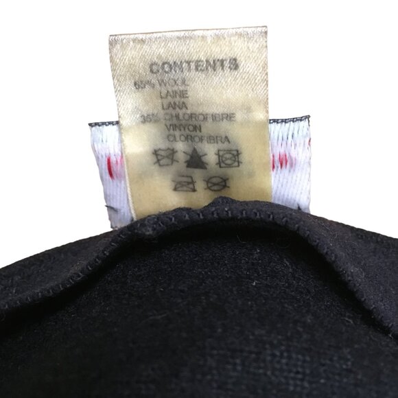 Kangol Black Wool Hat Cap Vintage Newsboy Cap - Picture 10 of 10